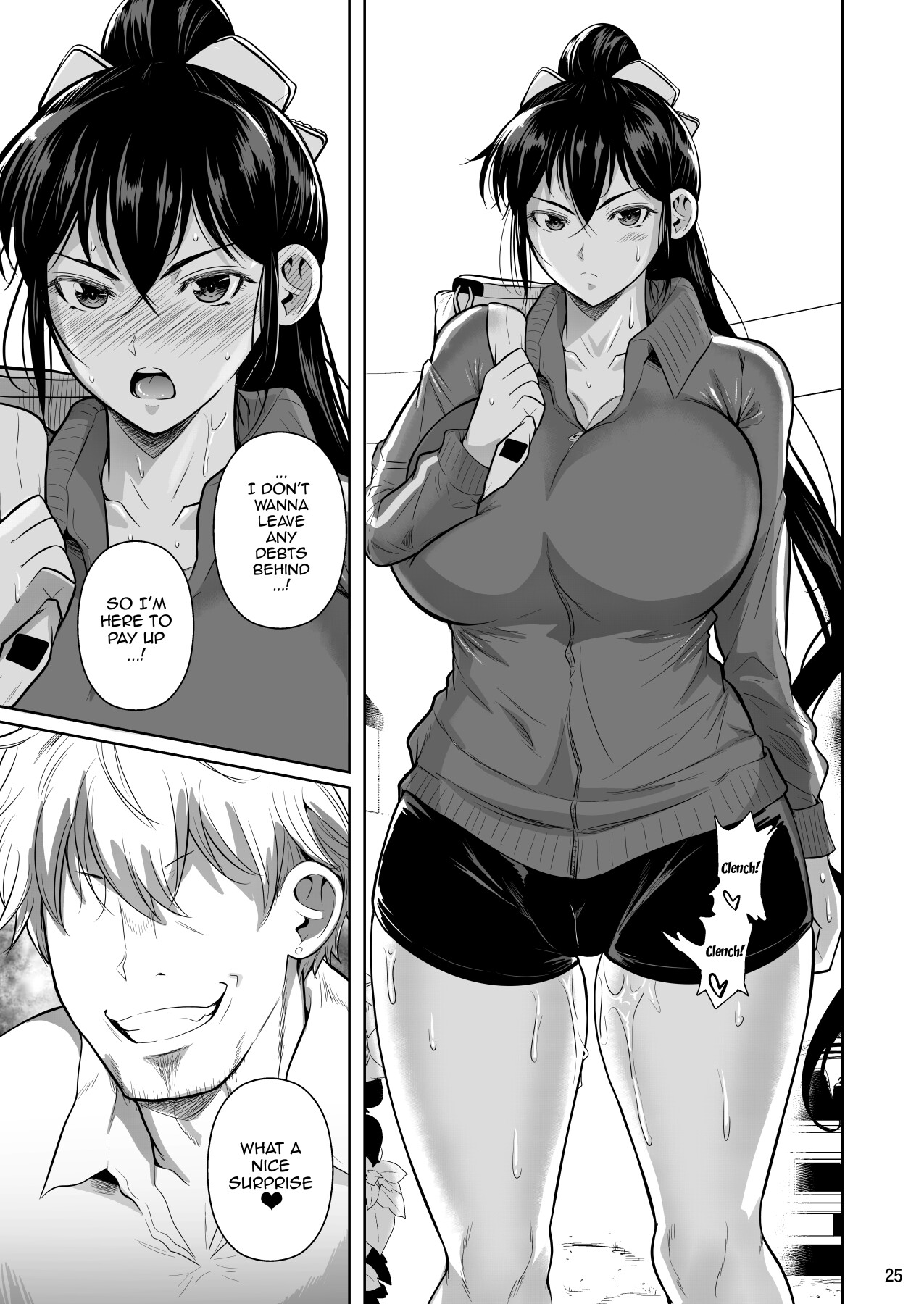 Hentai Manga Comic-Covered in Sweat-Read-26